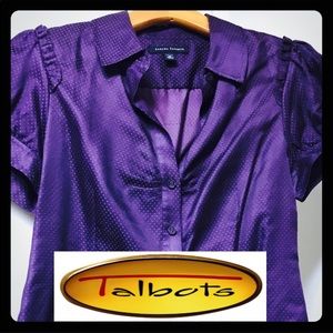 TALBOTS Short Sleeve Blouse